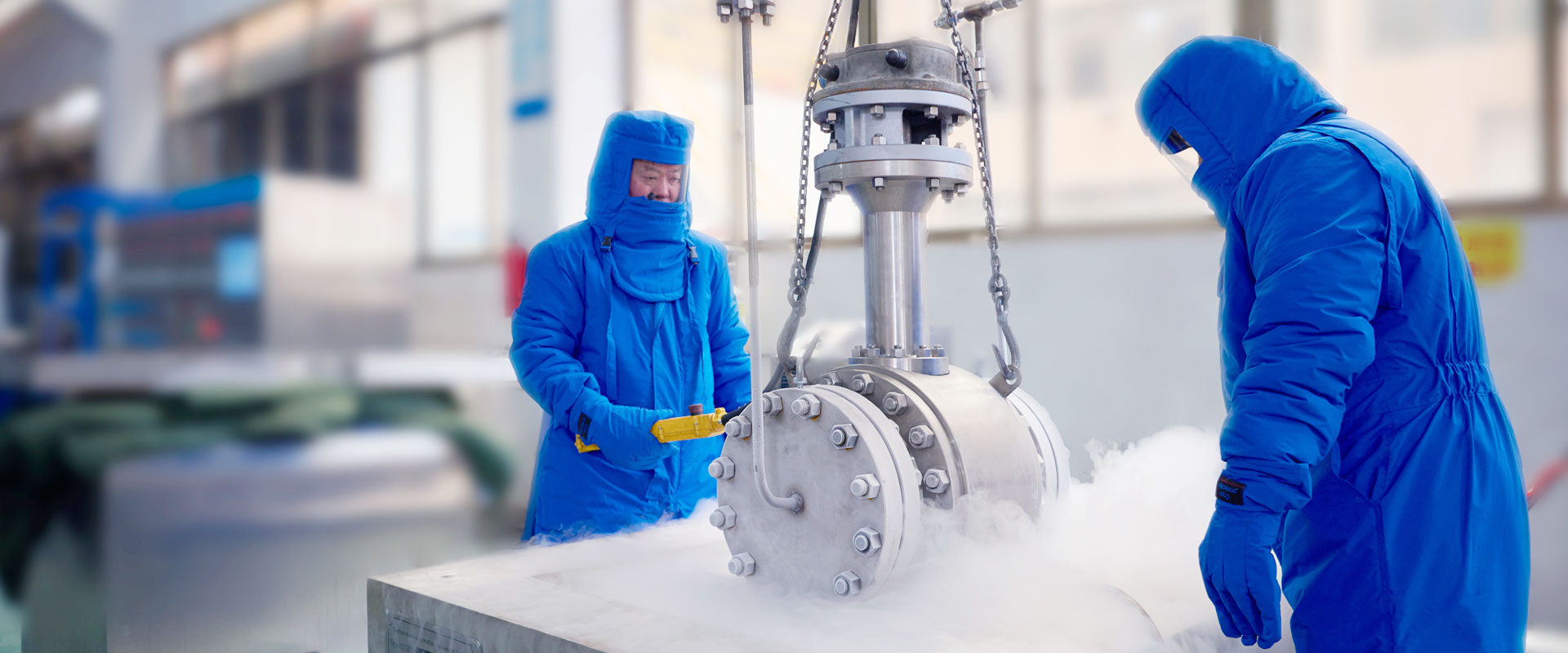 Usine de vannes industrielles en Chine