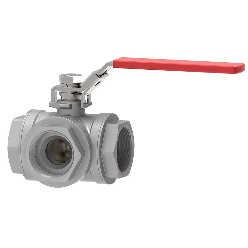 Valve à billes NPT à 3 voies