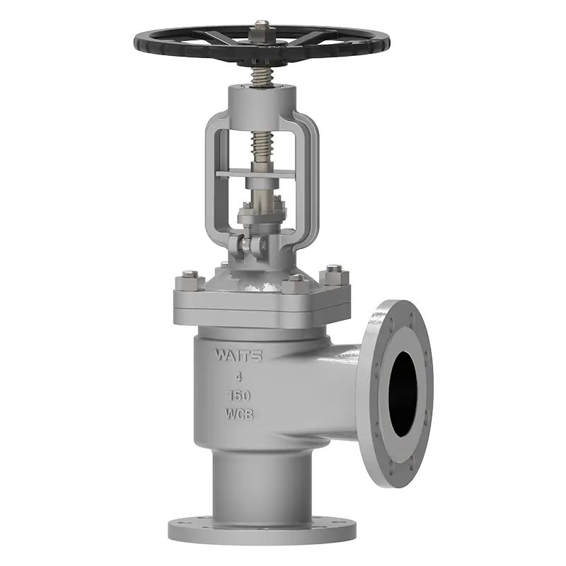 Valve globe de souffle d'angle