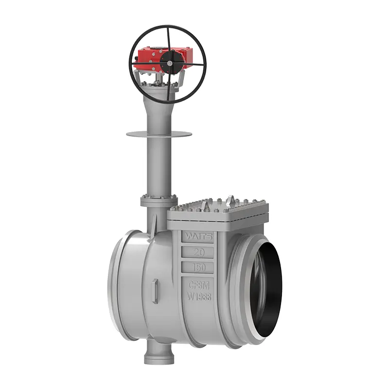 Valve de papillon cryogénique Entrée supérieure