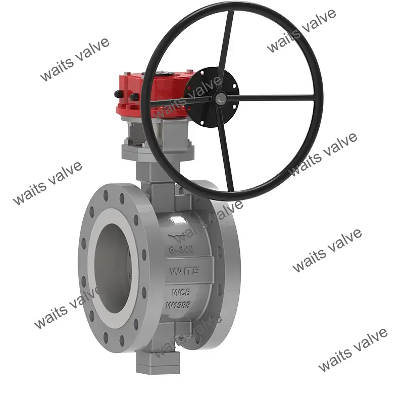 Triple Eccentric Metal Seated Flange Butterfly Valve