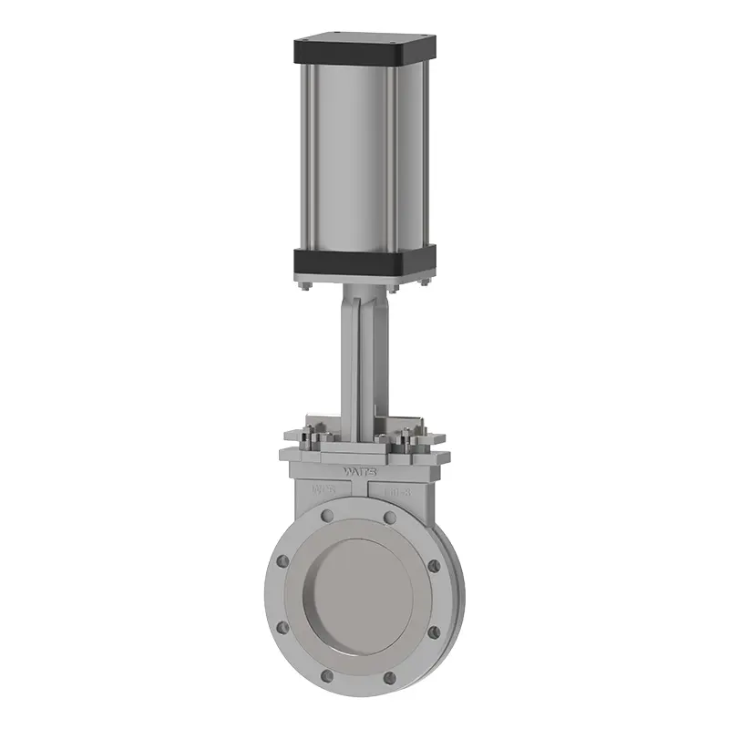 Valve de porte de couteau pneumatique