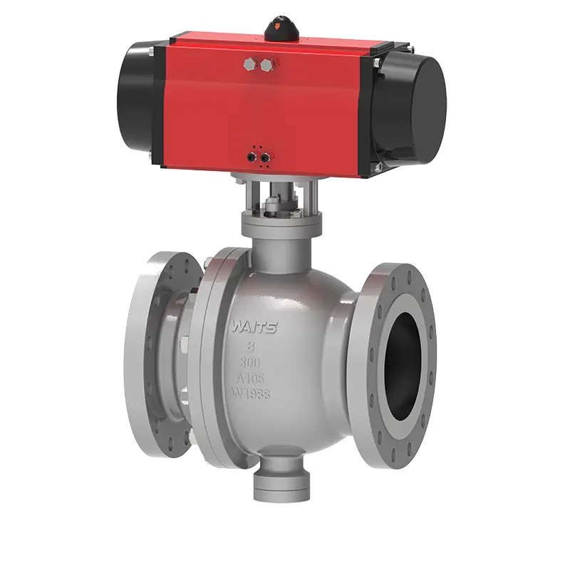 Valve à billes de trunnion pneumatique