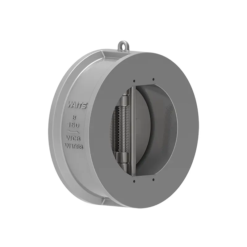 Clapet anti-retour à double plaque à joint souple