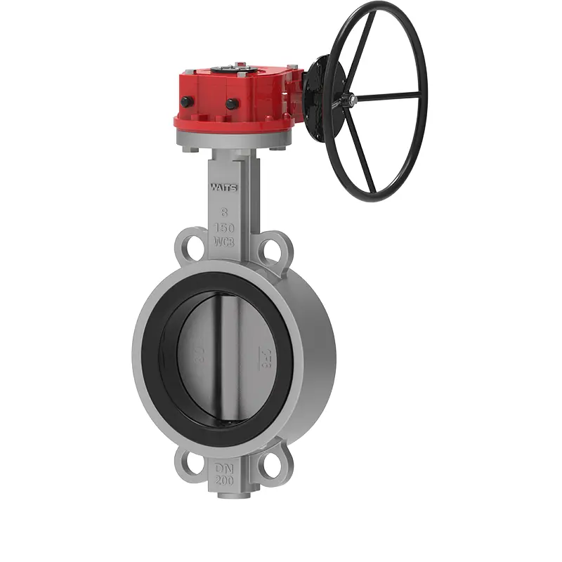 Valve de papillons à plaquette assise douce